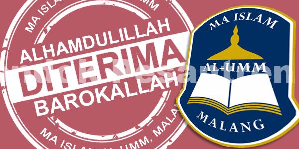 SK PENERIMAAN SANTRI BARU PONDOK PESANTREN AL-UMM JENJANG MA 2020-2021