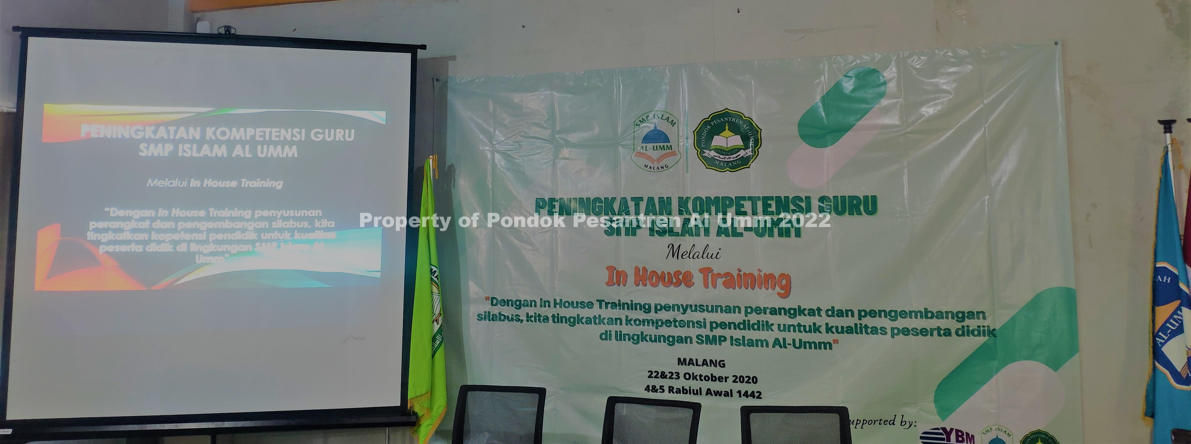 In House Training Guru dalam Penyusunan Perangkat Pembelajaran