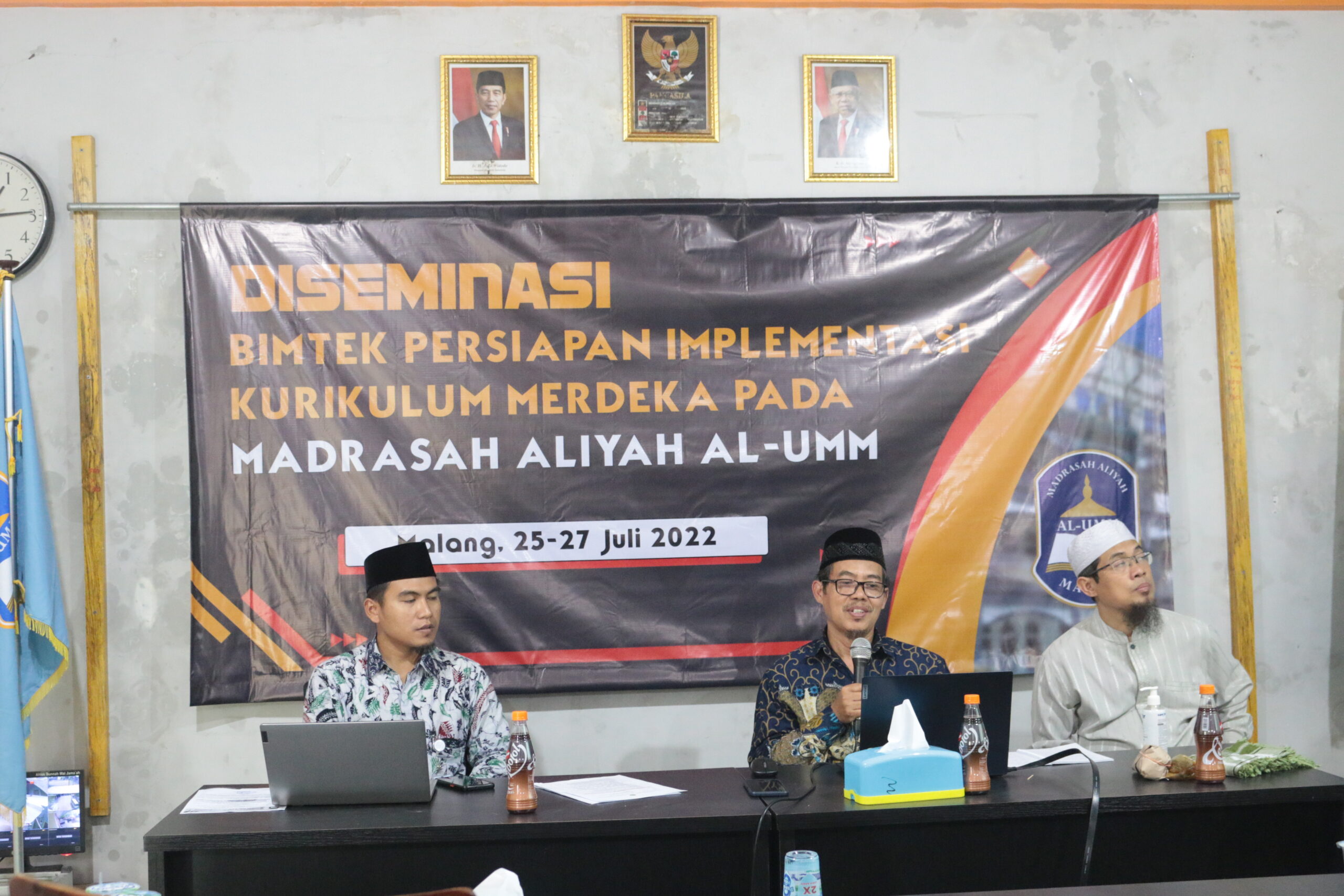 Diseminasi Bimtek Persiapan Iplementasi Kurikulum Merdeka MA Al-Umm 2022