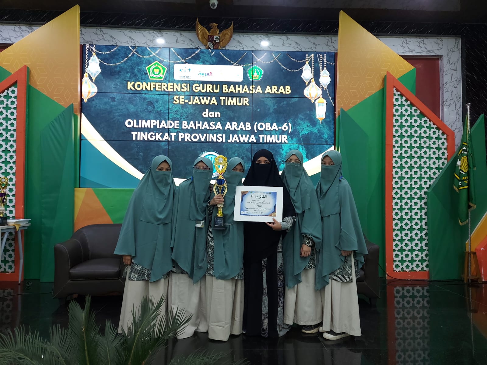 Santri Putri SMPI Al-Umm Raih Juara 2 Mewakili Kota Malang Di OSN Bahasa Arab Tingkat Jawa Timur